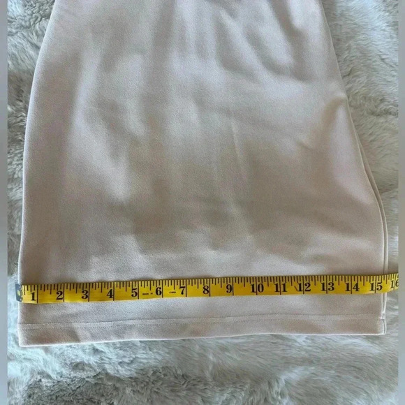 Dance and Marcel cream bodycon cape dress with slit size small - Picture 12 of 16